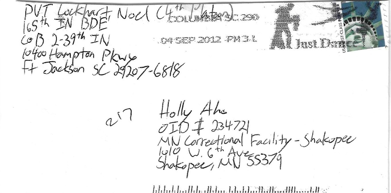 Envelope from Noel