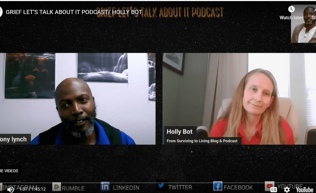 Grief – Let’s Talk About it Podcast with Host Tony Lynch Feb 2024