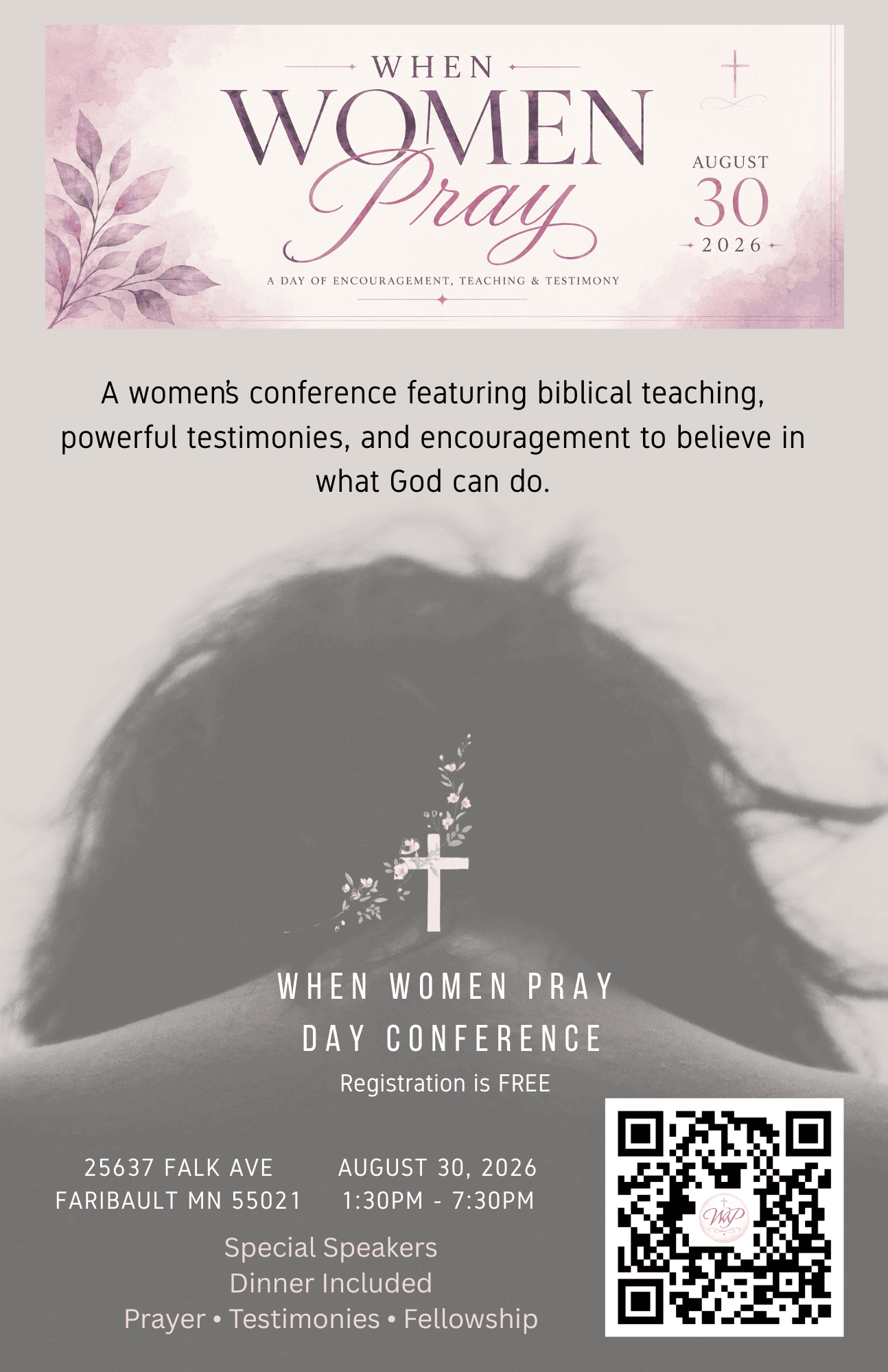 When Women Pray Conference Flyer