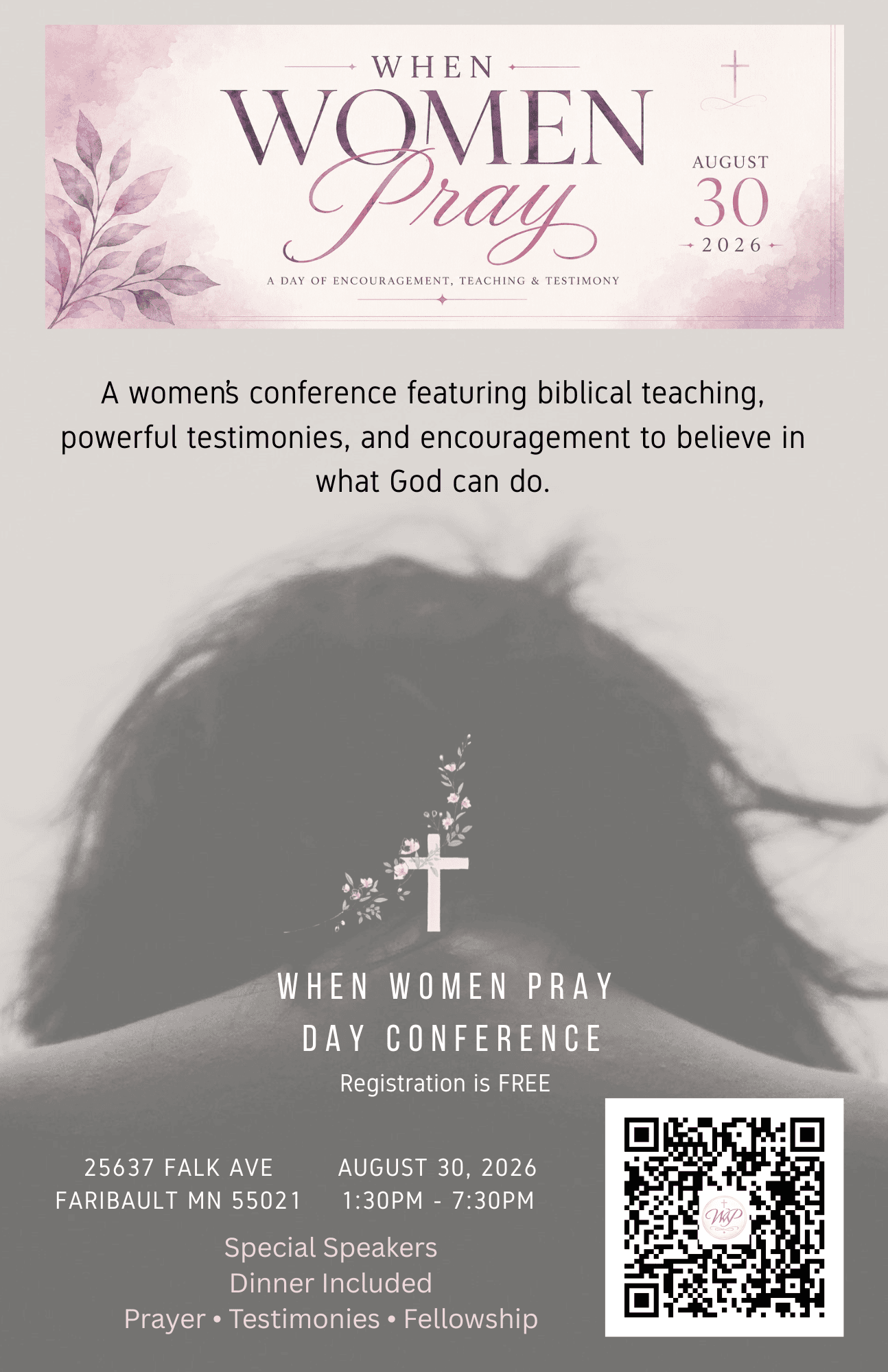When Women Pray Conference Flyer